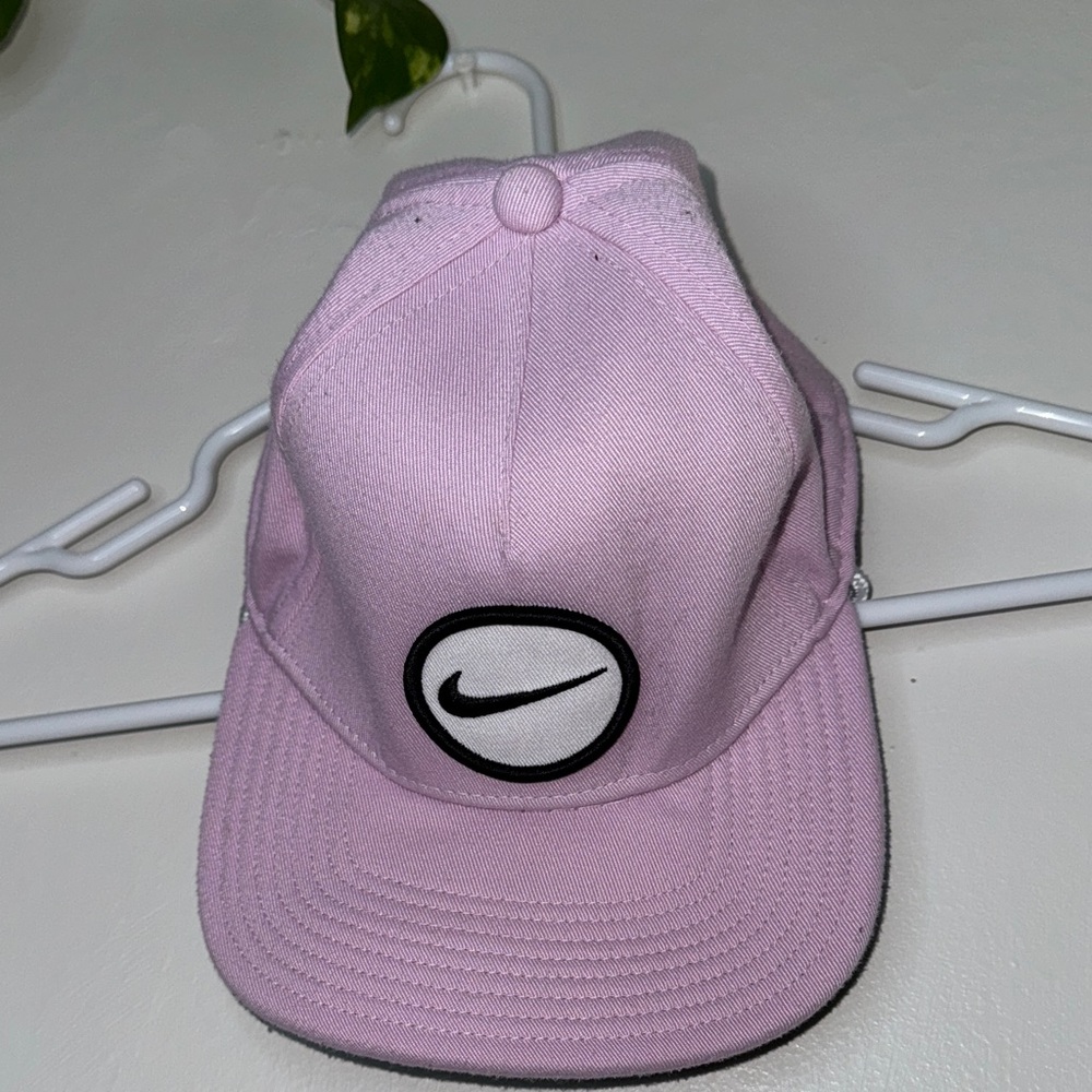 Nike Pink Logo Snapback Hat